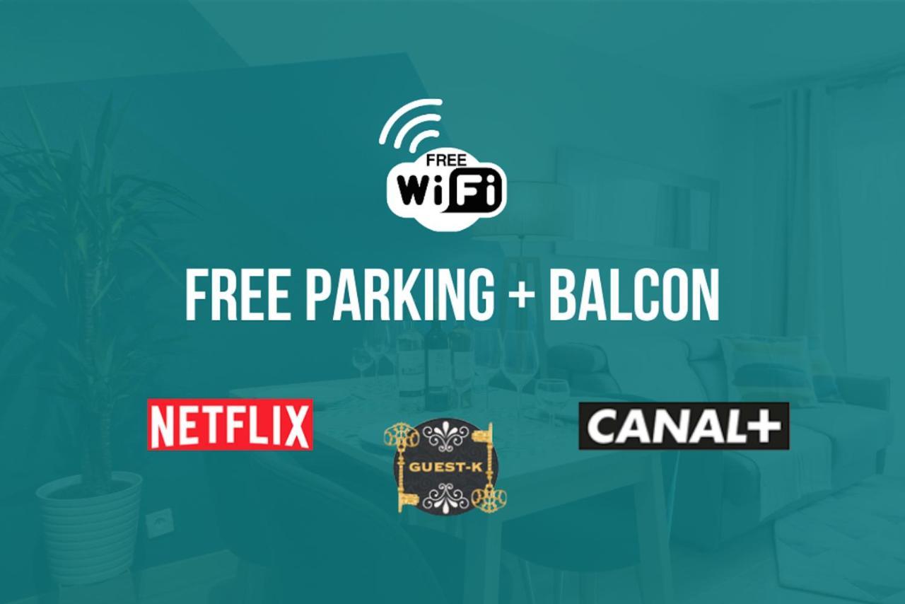 Appartamento Guest-K Peretto Netfix-Balcon-Free Parking Grenoble Esterno foto